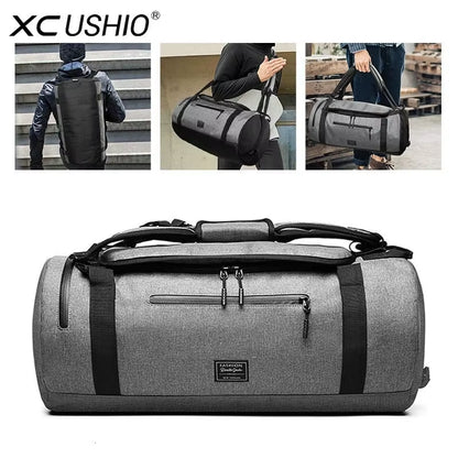 XC Gym Bag Multifunction Men'S Gym Sports Bag Women Fitness Sport Bag Backpack with Shoe Compartment for Travel Yoga Training